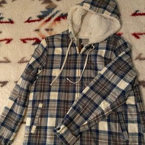 LL Bean Sherpa lined flannel